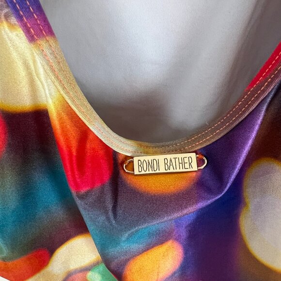 Anthropologie Bondi Bathers One Piece Swimsuit Bathing Suit Print Pool Beach - S - Picture 4 of 12